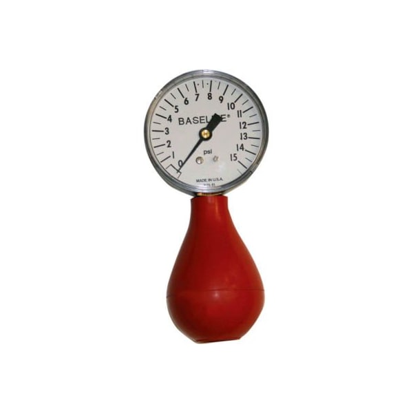 Baseline Pneumatic Squeeze Bulb Dynamometer, No Reset, 15 PSI Capacity